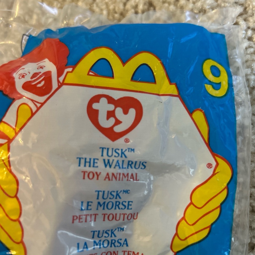 Ty beanie baby (McDonald’s) Tusk the Walrus